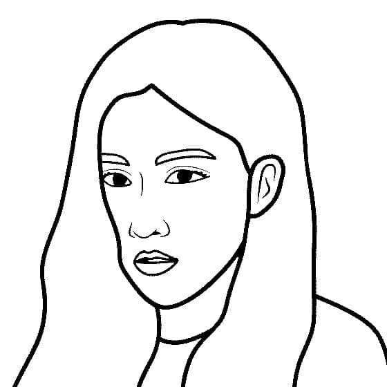 Coloriage Dessin Rose dans Blackpink