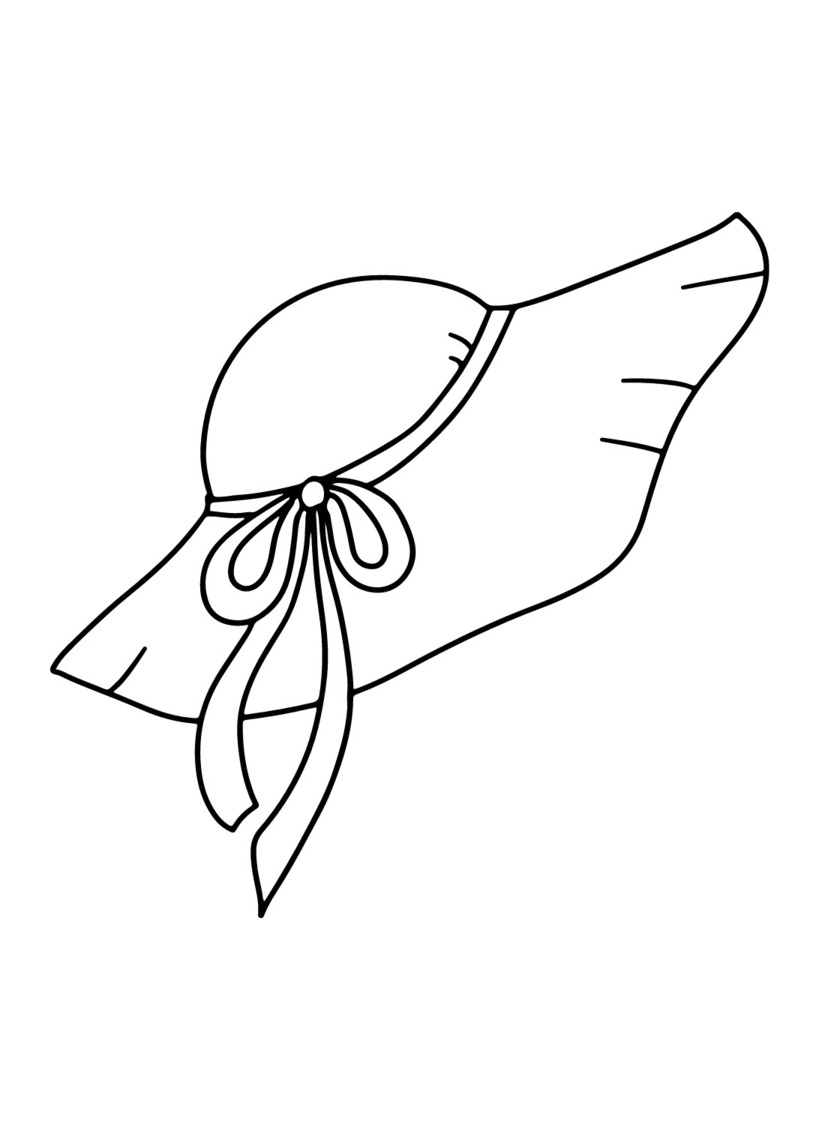 Coloriage Dessine beau chapeau