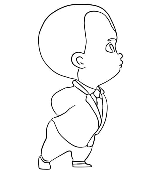 Coloriage Dessine imprimable Baby Boss