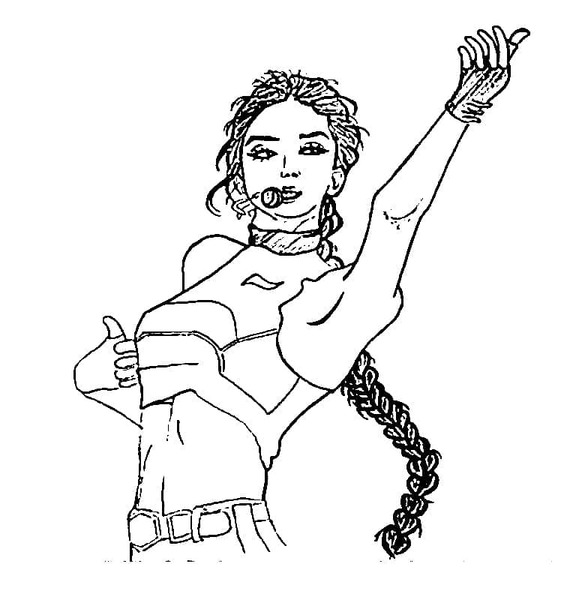 Coloriage Dessine Jennie