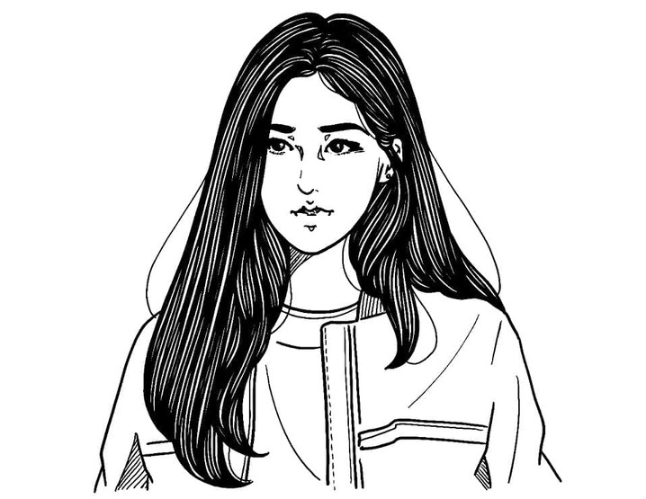 Coloriage Dessine Rose de Blackpink