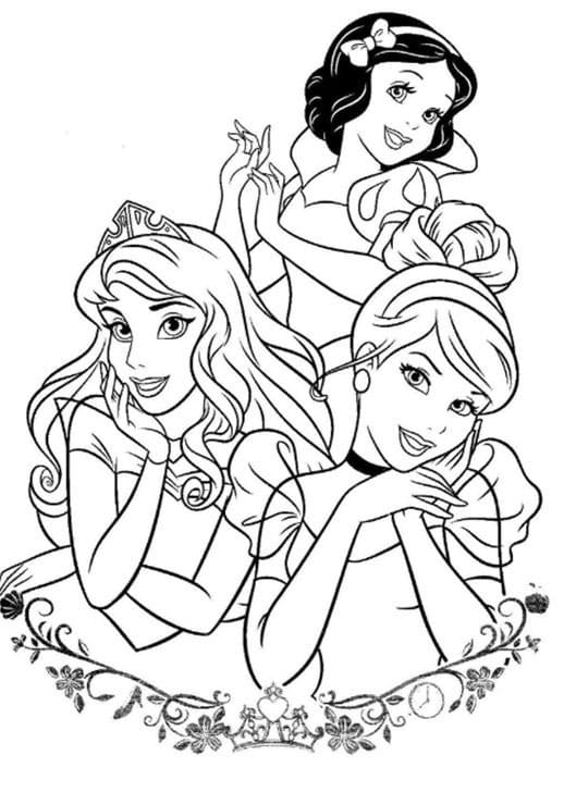 Coloriage Dessiner Barbie Princesse pour enfant
