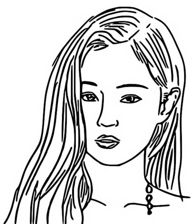 Coloriage Dessiner Blackpink 1