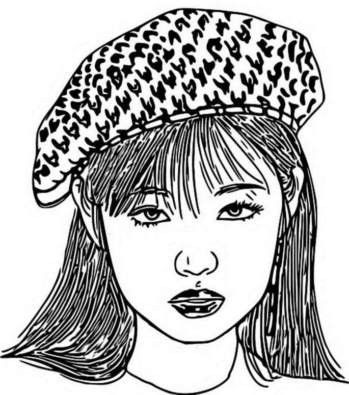 Coloriage Dessiner Blackpink 3