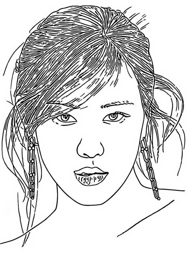 Coloriage Dessiner Blackpink 5