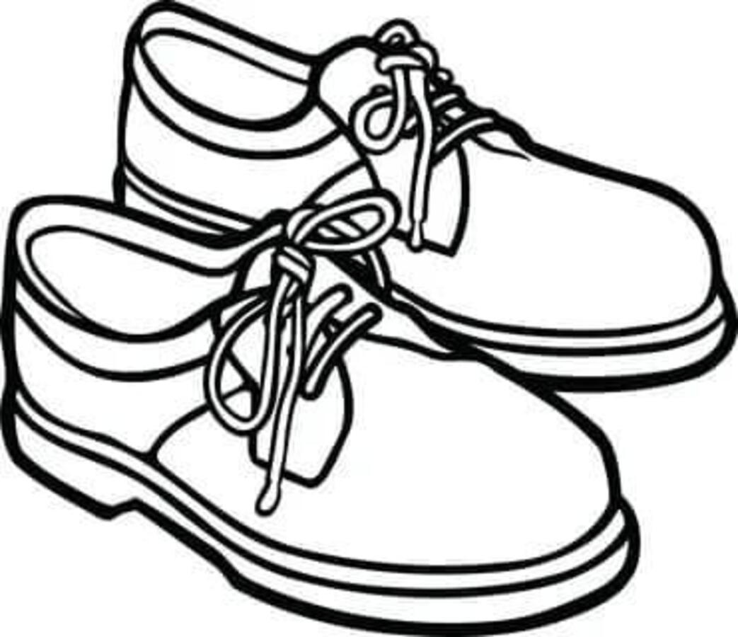 Coloriage Dessiner des chaussures gratuite