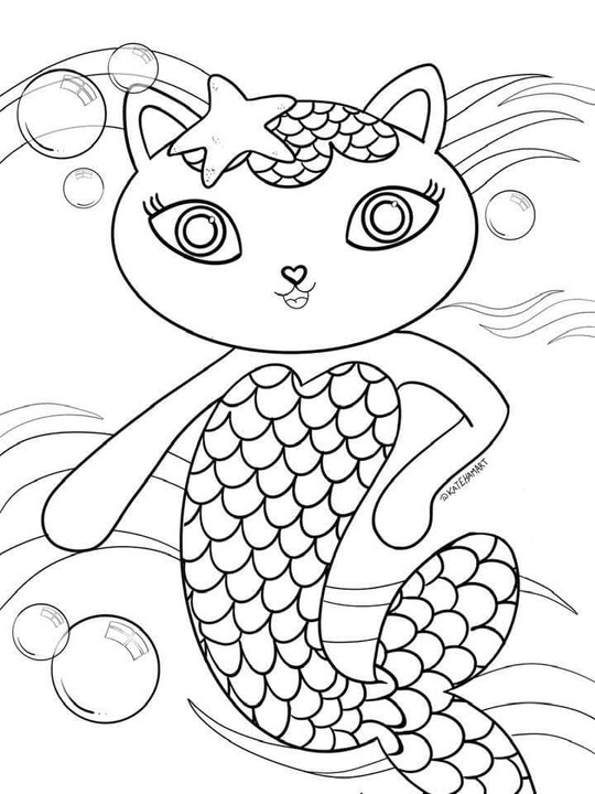 Coloriage Dessiner Gabby Chat facile