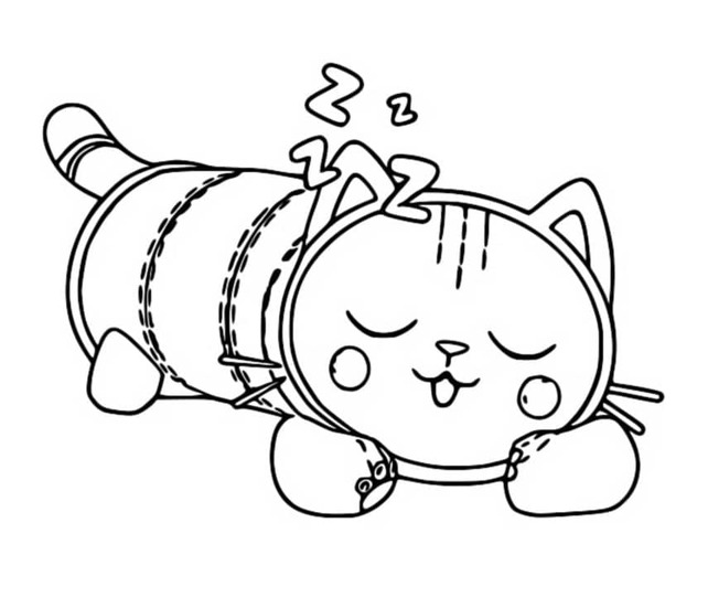 Coloriage Dessiner Gabby Chat gratuit pour les enfants