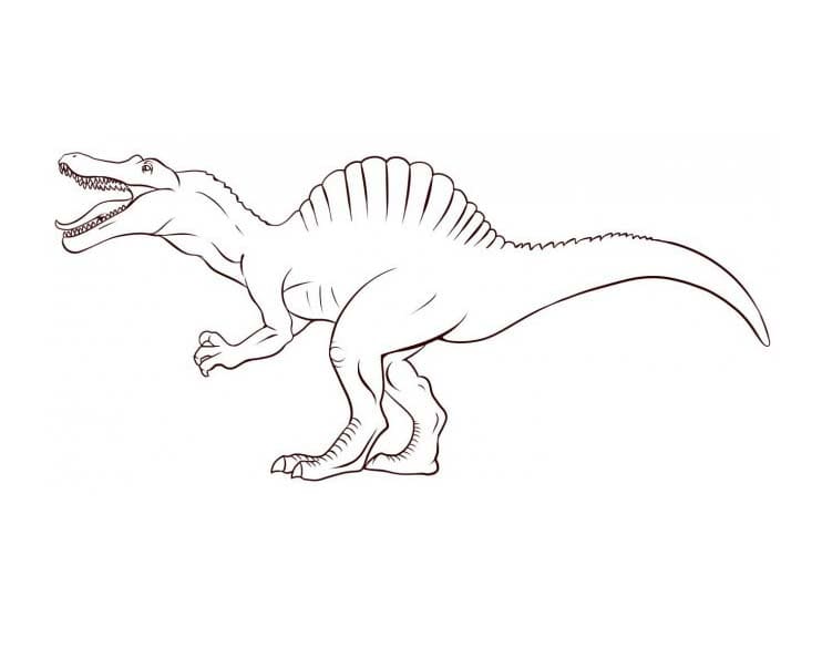 Coloriage Dessiner Indominus Rex chez les enfants