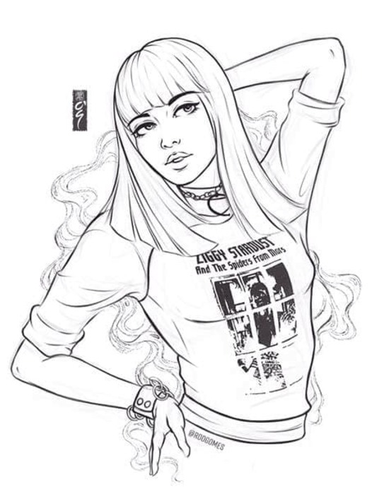 Coloriage Dessiner Lisa de Blackpink