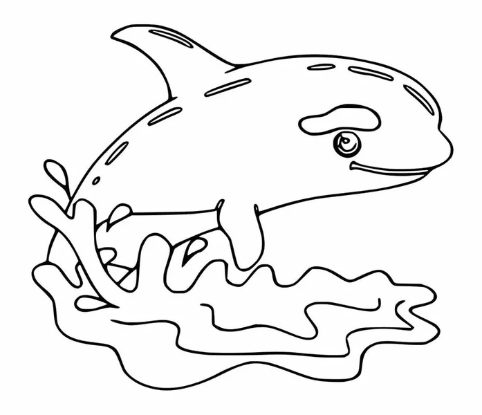 Coloriage Dessiner Orque gratuite à imprimer
