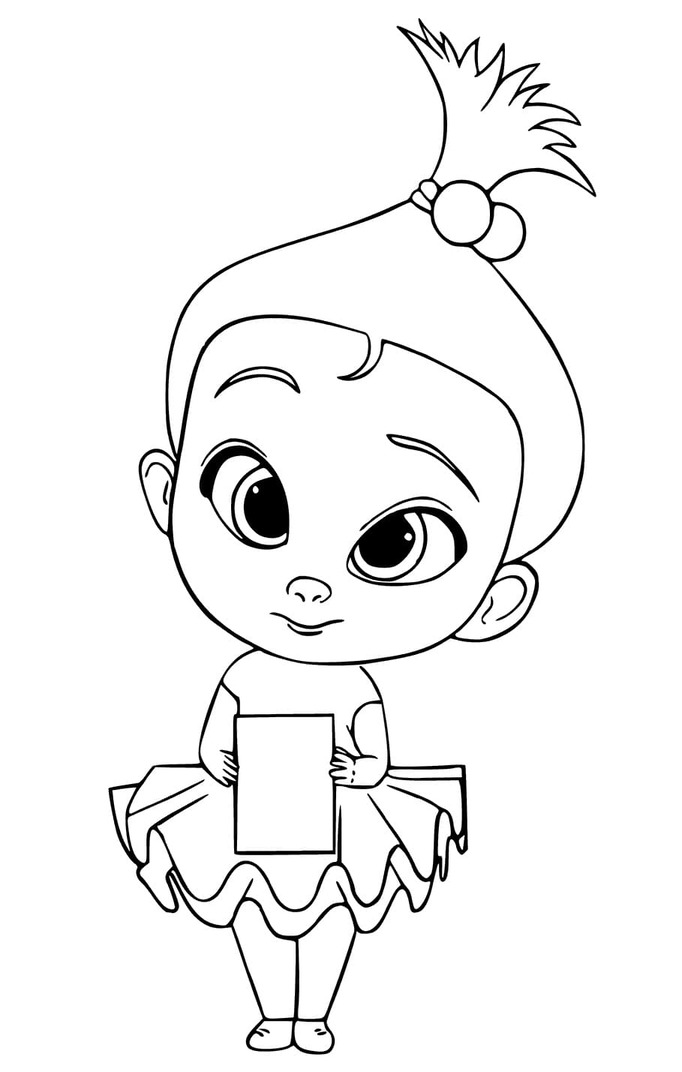 Coloriage Dessiner Staci de Baby Boss