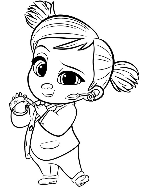 Coloriage Dessiner Tina Templeton de Baby Boss