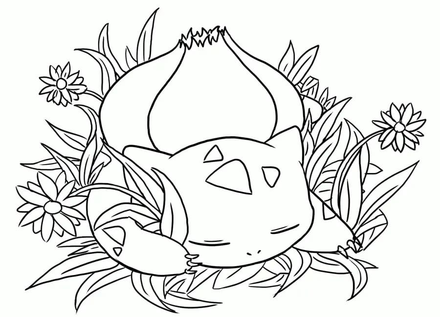 Coloriage Dessinez Bulbizarre