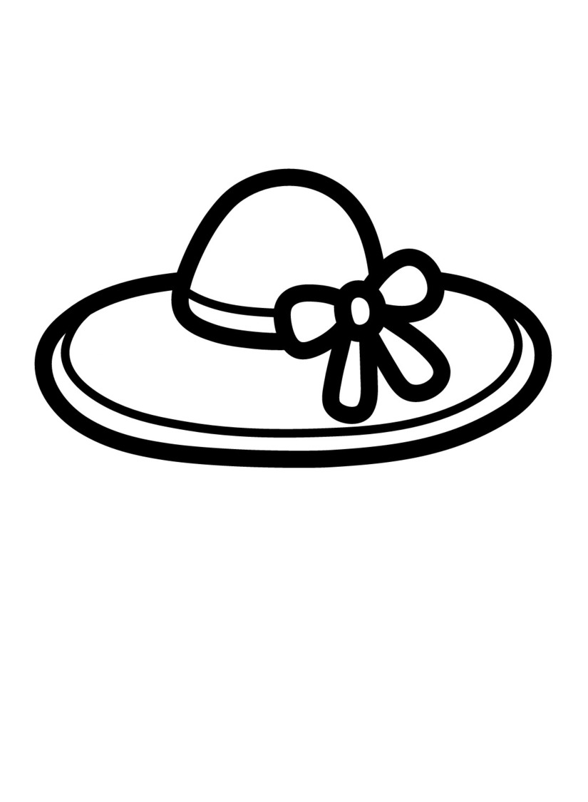 Coloriage Dessinez chapeau gratuite pour les enfants