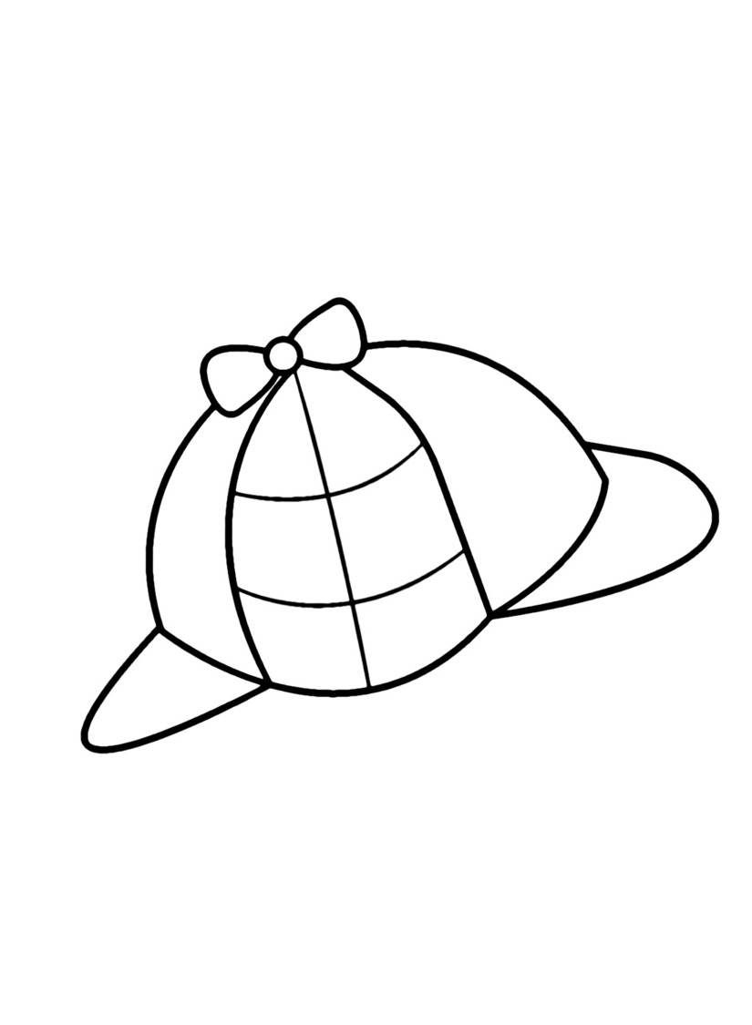 Coloriage Dessinez chapeau pour enfant