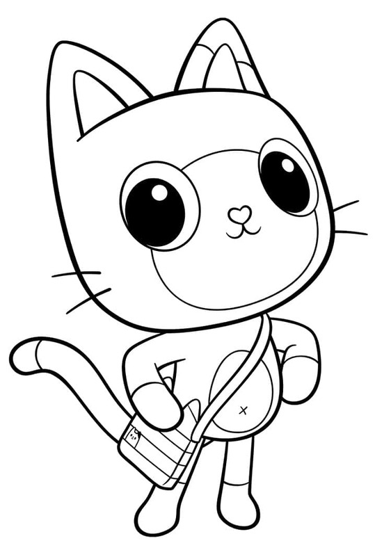 Coloriage Gabby Chat imprimable gratuit