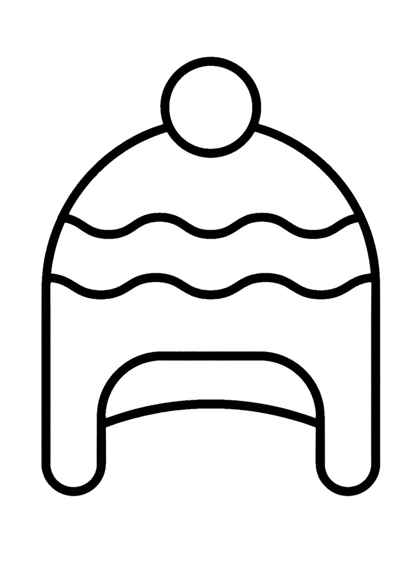Coloriage Image Chapeau chez enfant