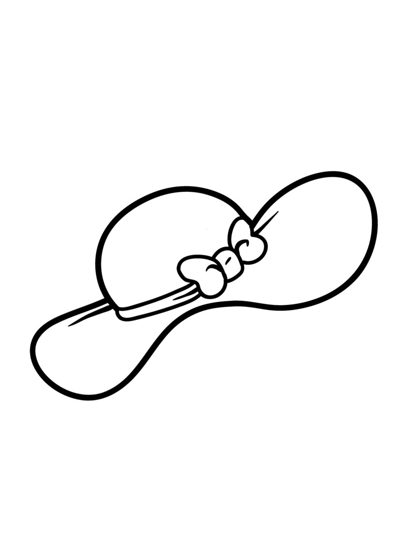 Coloriage Image Chapeau chez les enfants