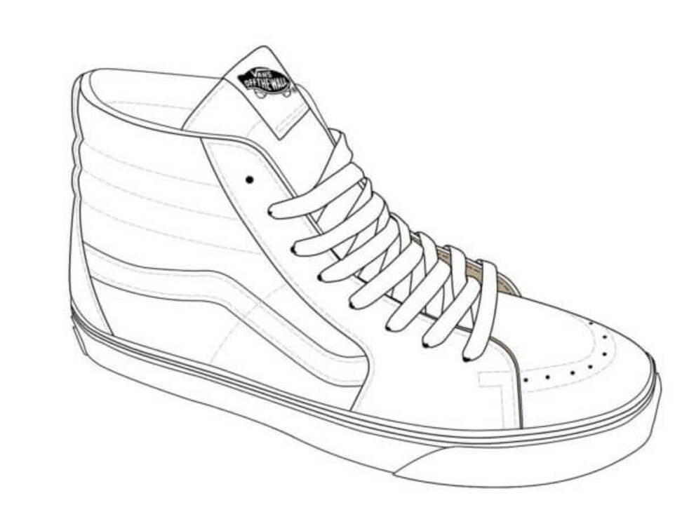 Coloriage Image de chaussures