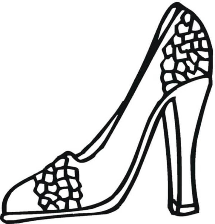Coloriage Image de chaussures imprimable