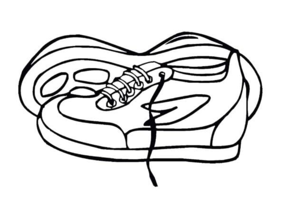 Coloriage Chaussures à imprimer