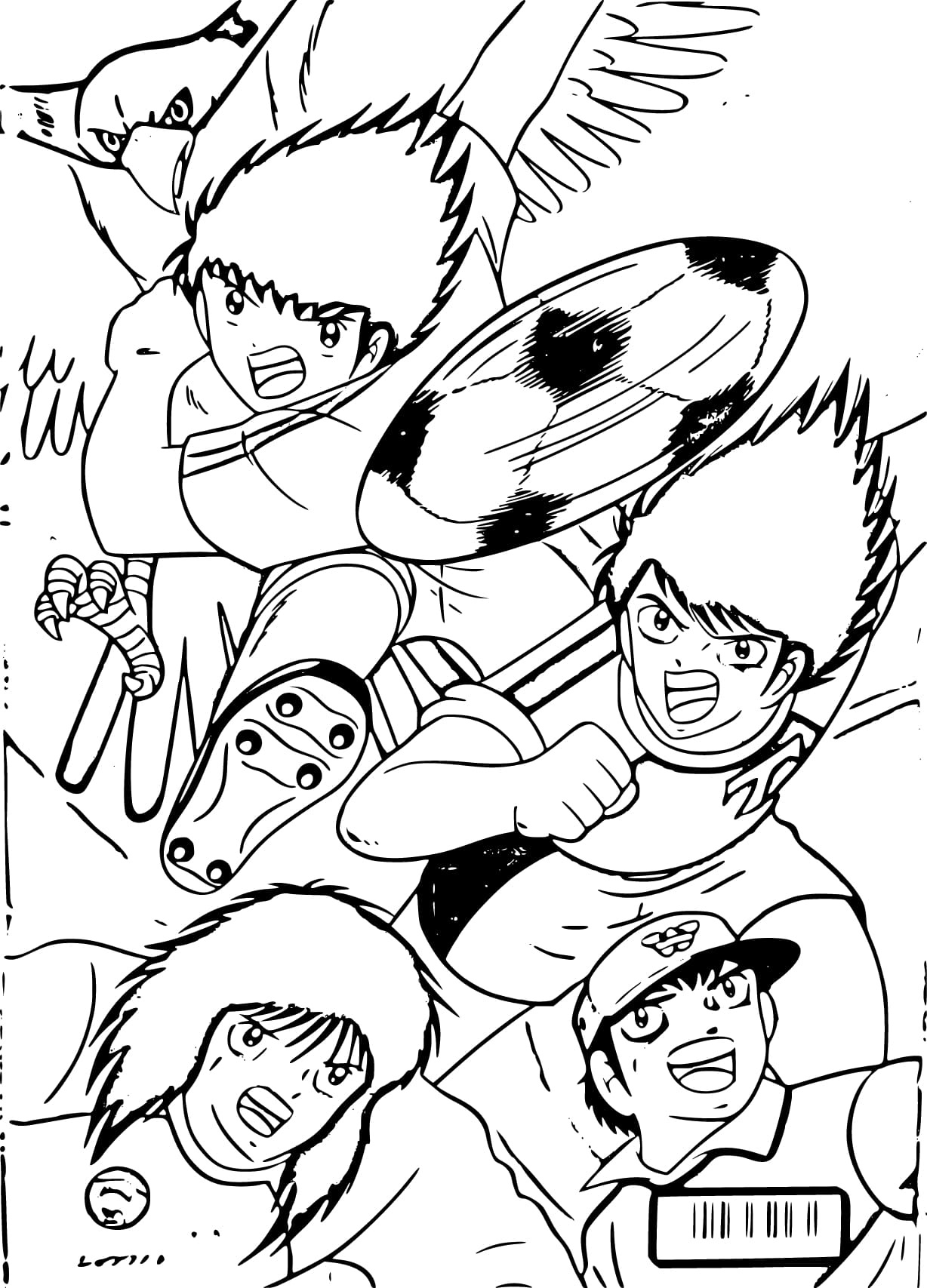 Coloriage Olive et Tom 11