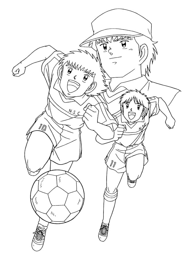 Coloriage Olive et Tom 2