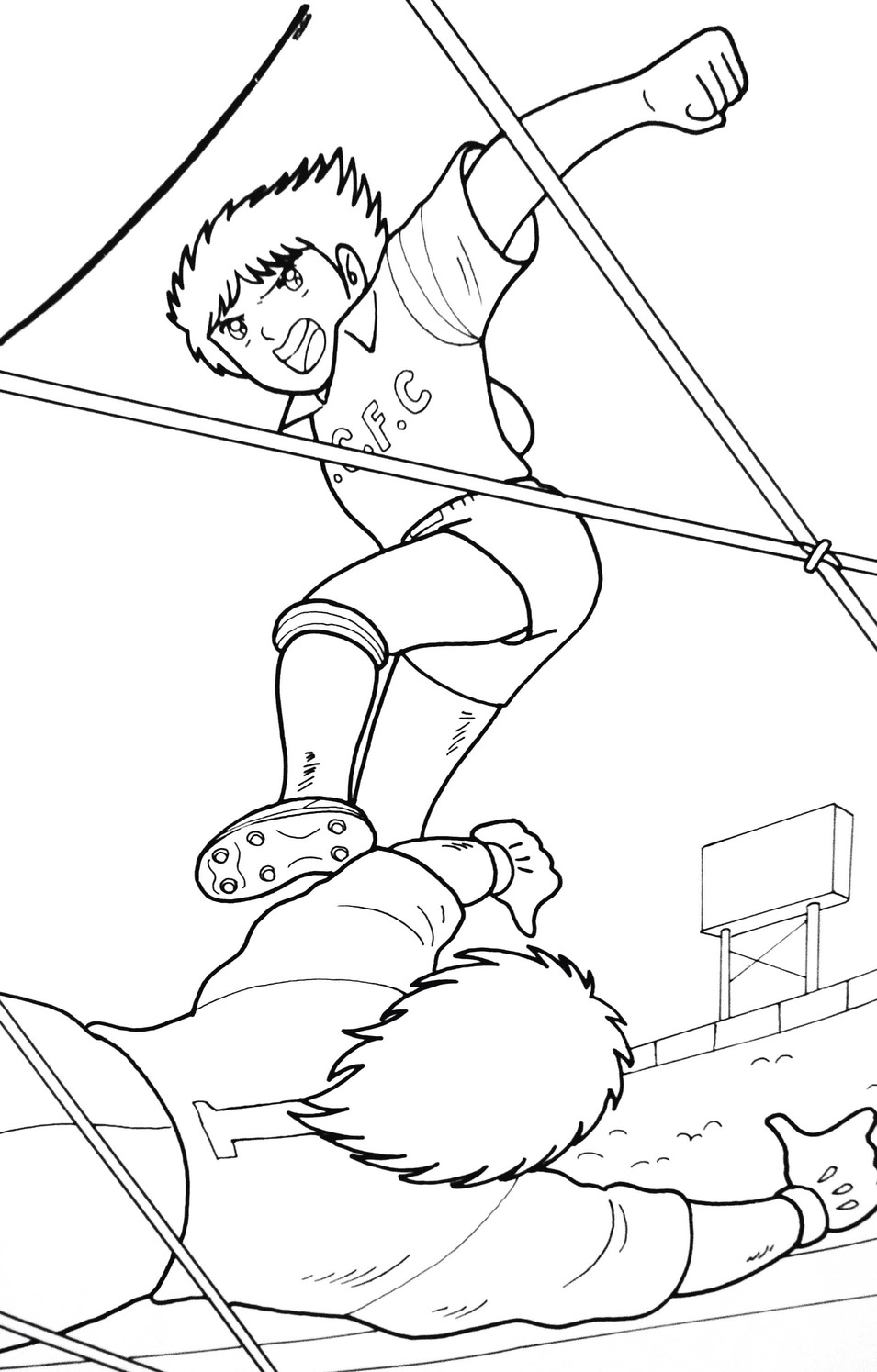Coloriage Olive et Tom 4