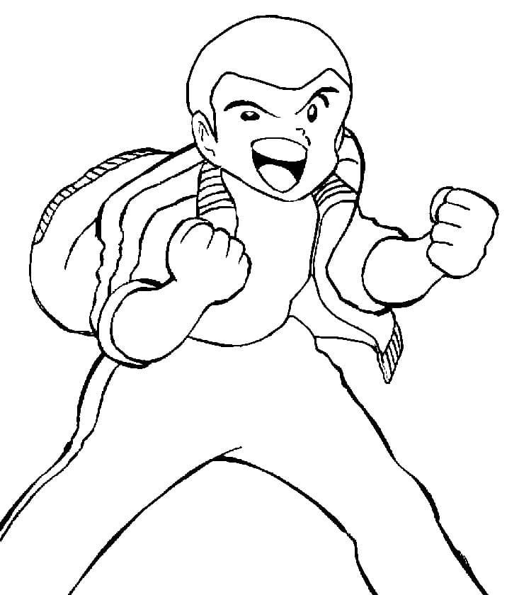 Coloriage Olive et Tom basique