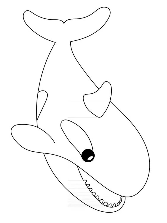 Coloriage Orque 3 à imprimer