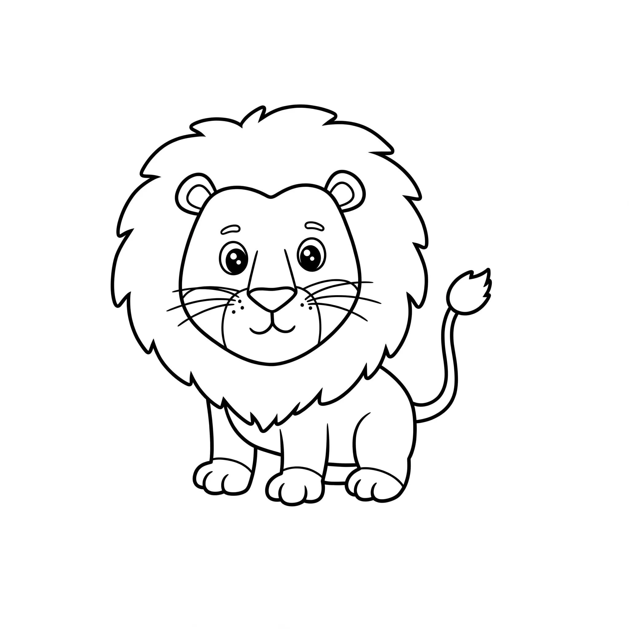 Coloriage Savane imprimable pour enfants à imprimer