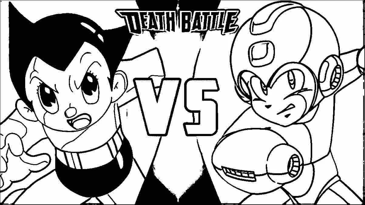 Coloriage Astro Boy facile