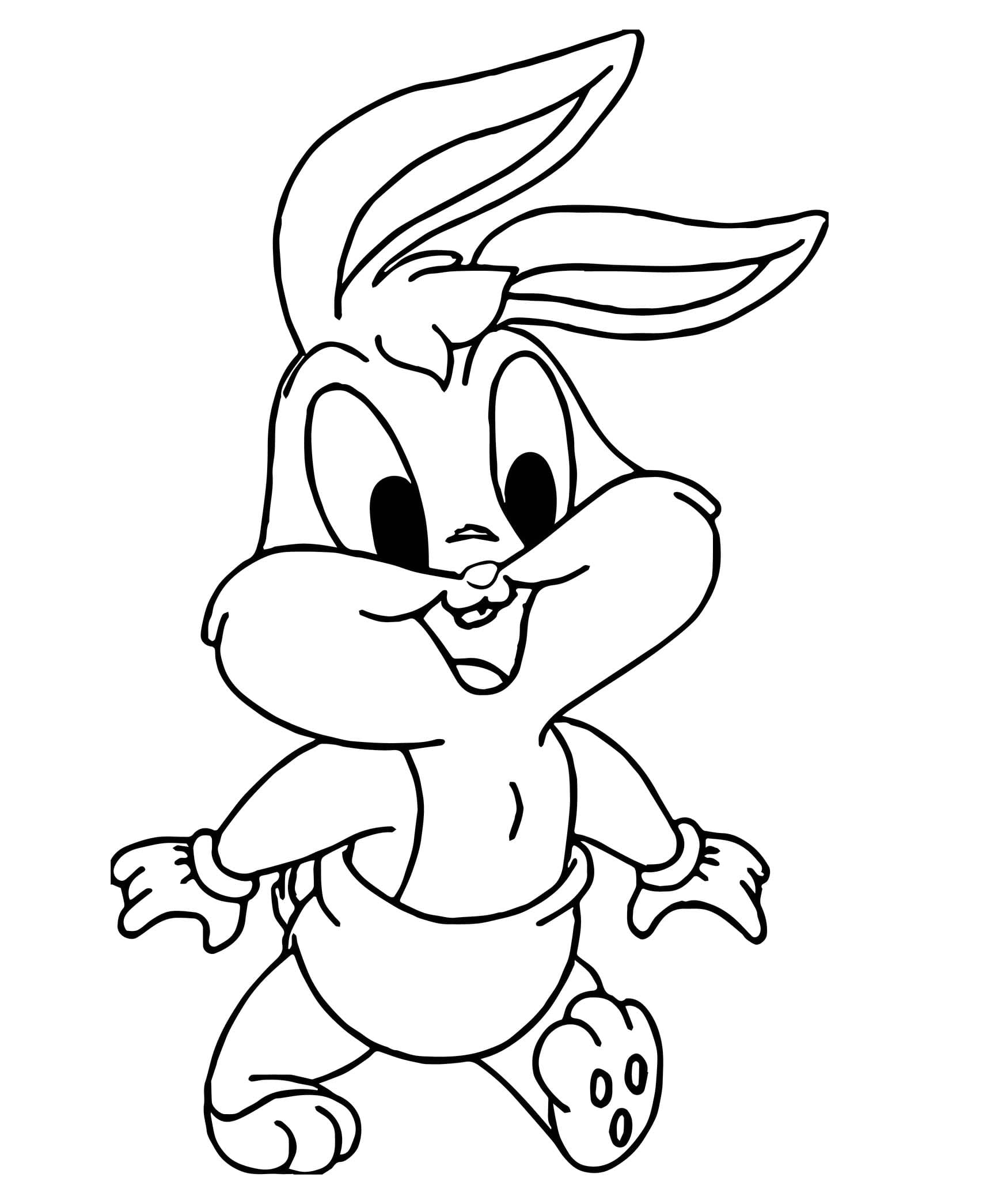 Coloriage Baby Looney Tunes chez enfants