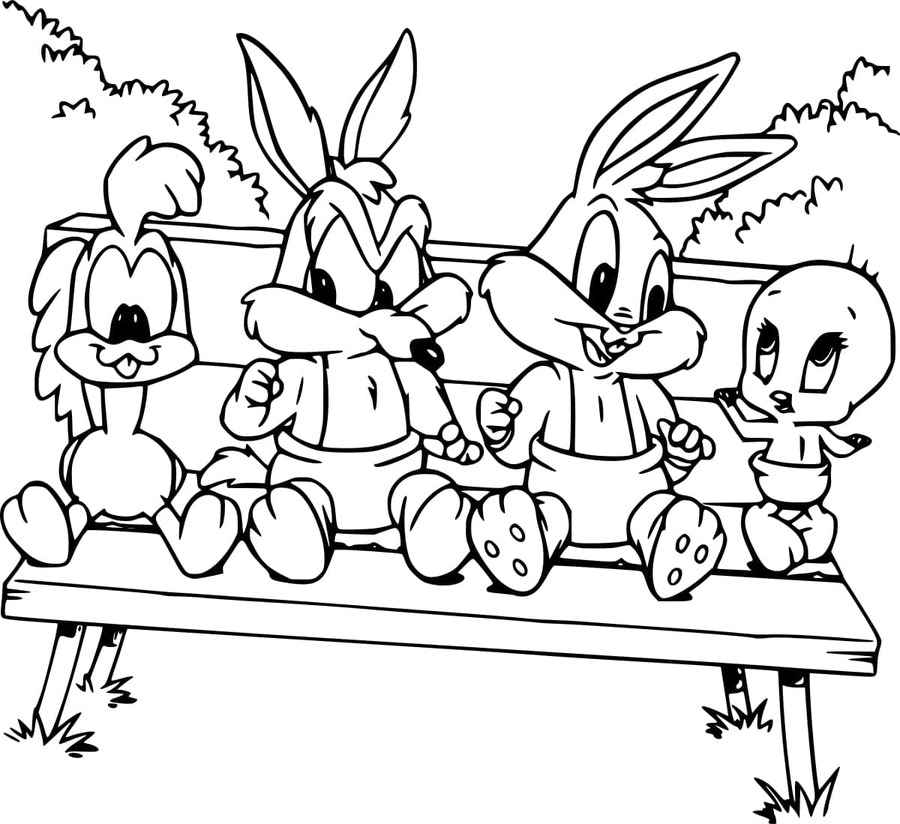 Coloriage Baby Looney Tunes gratuite