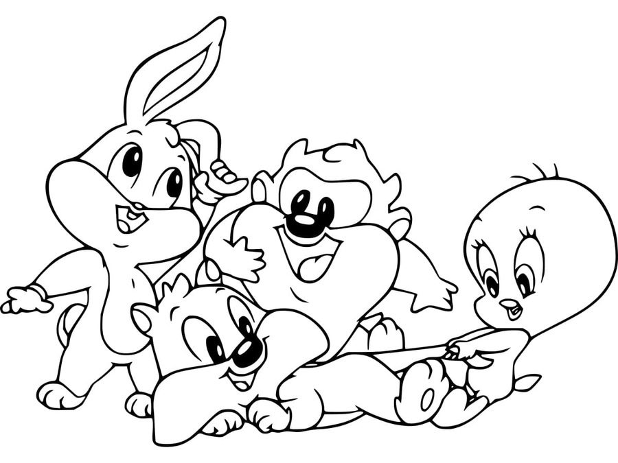 Coloriage Baby Looney Tunes imprimable