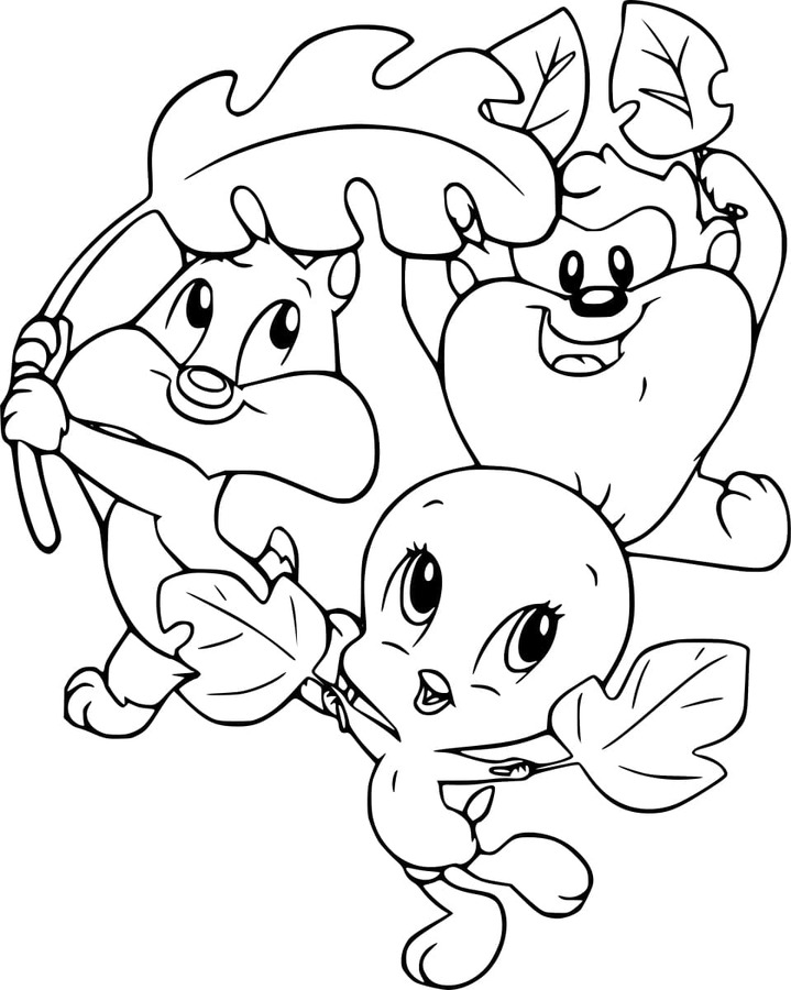 Coloriage Baby Looney Tunes imprimable gratuite