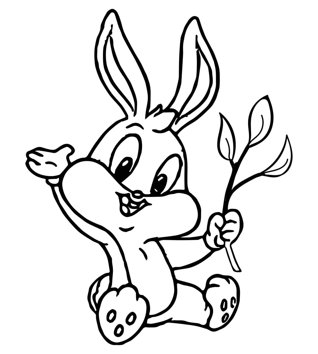 Coloriage Baby Looney Tunes mignon