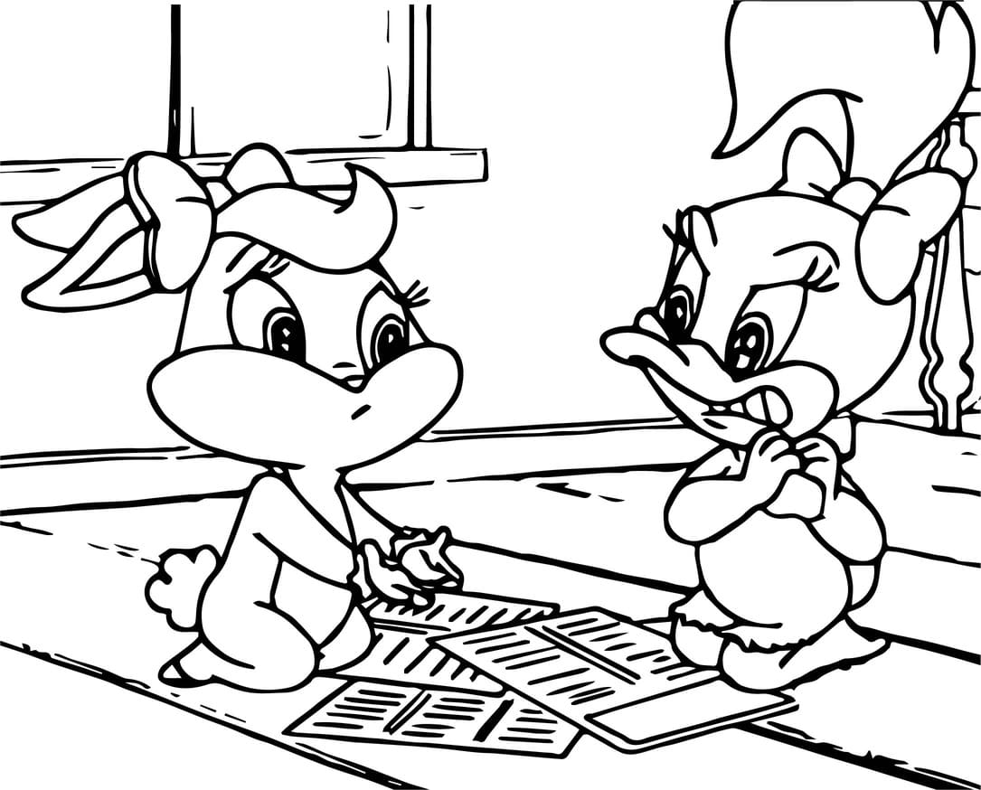 Coloriage Baby Looney Tunes pour enfant