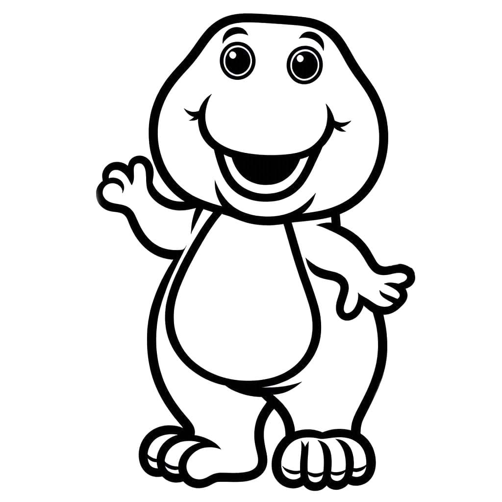 Coloriage Barney et ses amis 1