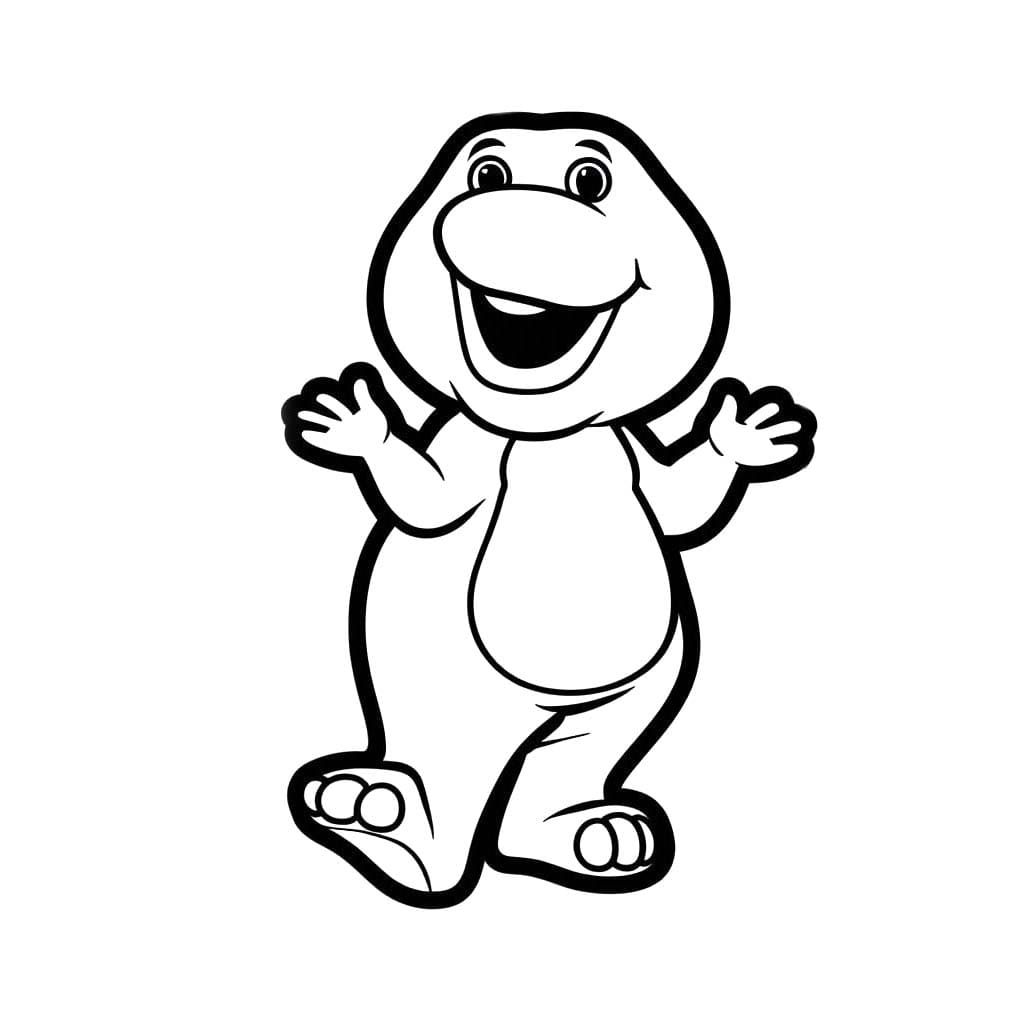 Coloriage Barney et ses amis 2