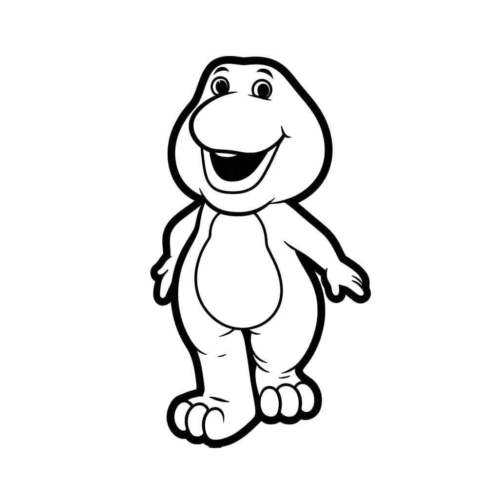 Coloriage Barney et ses amis 3