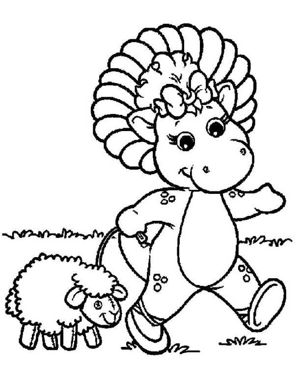 Coloriage Barney et ses amis gratuite