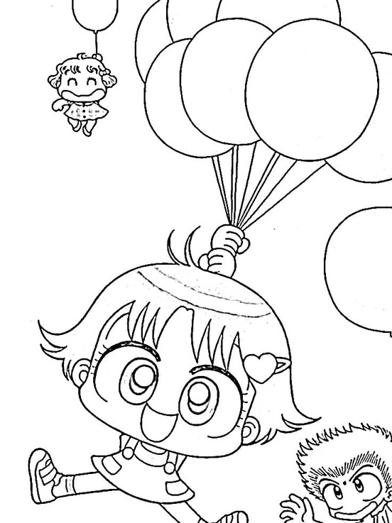 Coloriage Dessine Kocchi Muite Miiko gratuite