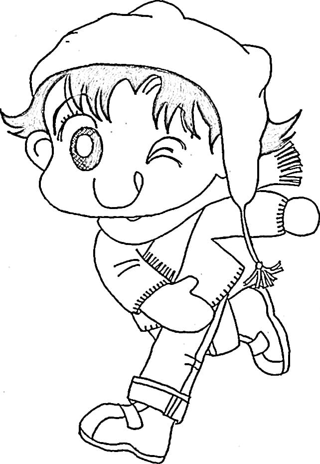 Coloriage Dessine la jolie Miiko