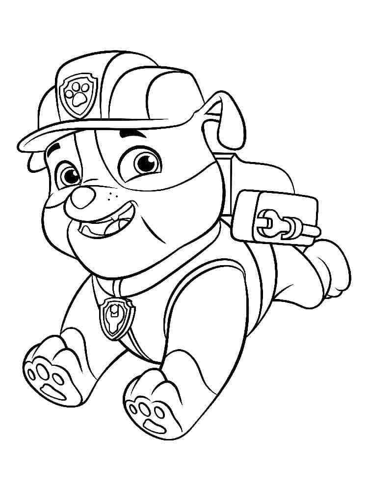 Coloriage Dessine Ruben simplement