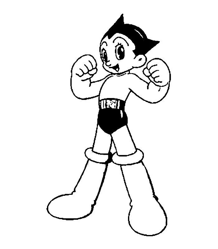 Coloriage Dessiner Astro Boy 4