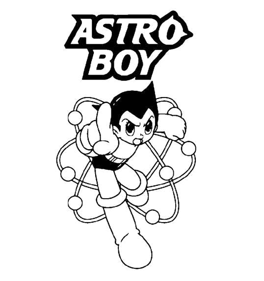 Coloriage Astro Boy à imprimer