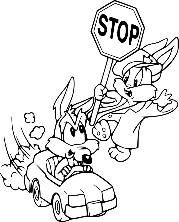 Coloriage Dessiner Baby Looney Tunes 2