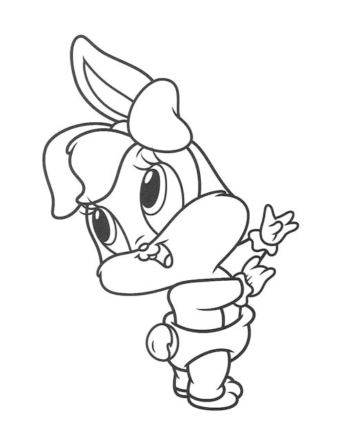 Coloriage Dessiner Baby Looney Tunes 3